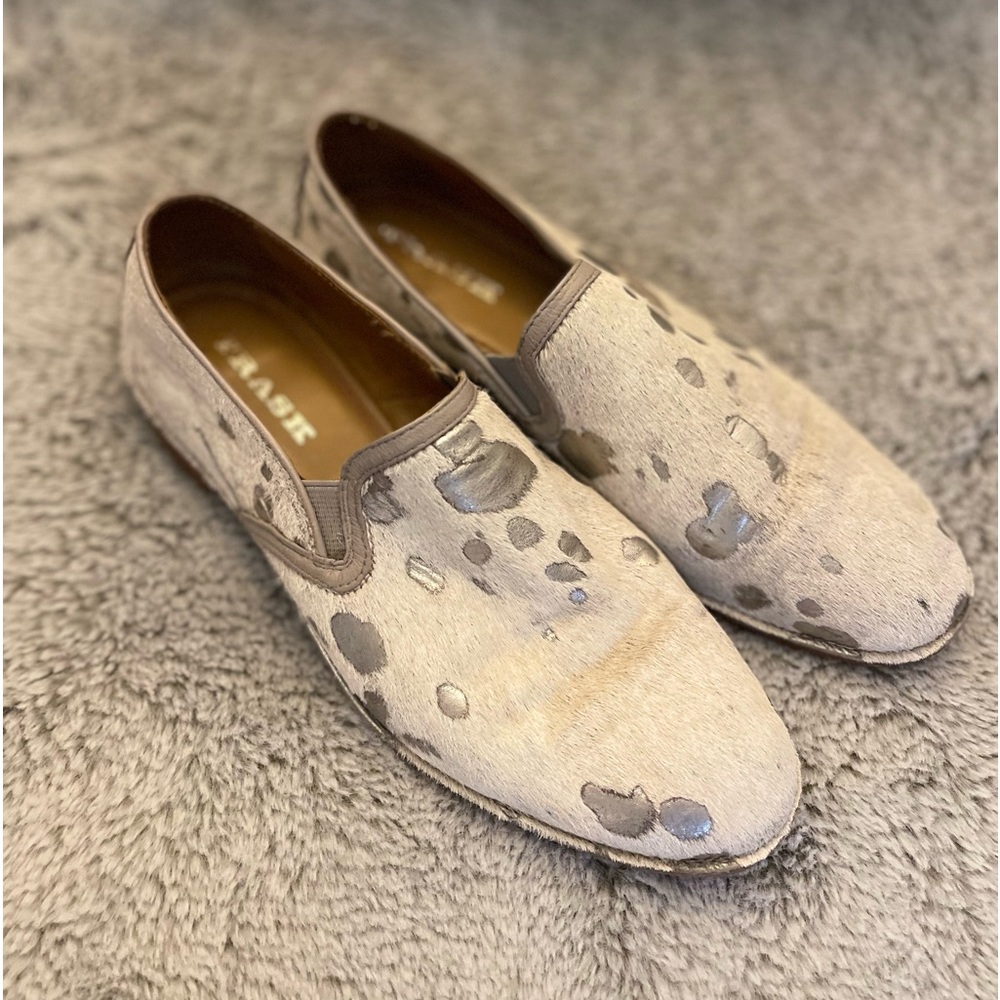 Trask silver loafers size 7.5.